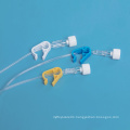 medical high pressure 3/2 way stopcock iv extension lines connecting tube luer lock